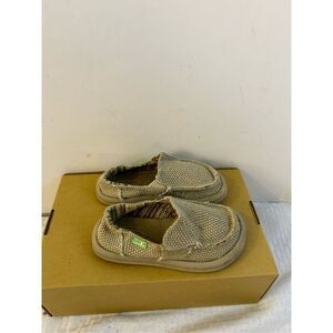 Sanuk sidewalk surf loafers size 8 kids‎